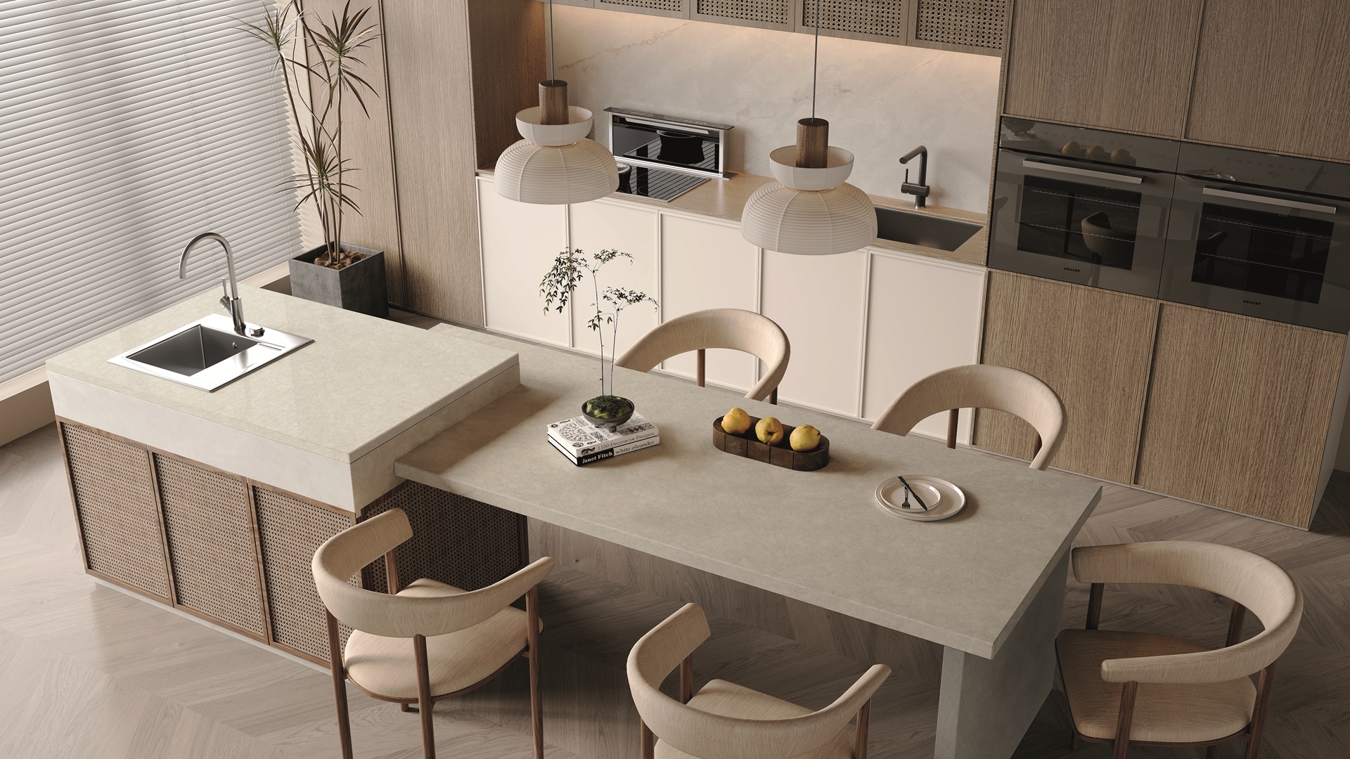 Aurea Surfaces Cemento Fog ZERO Collection application