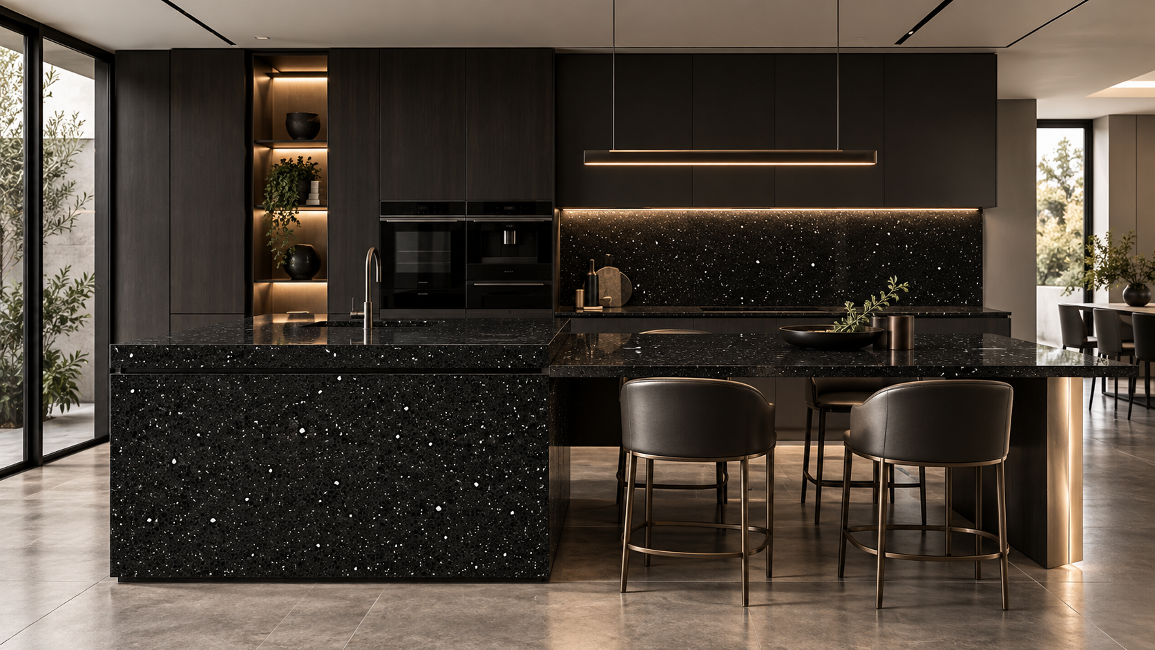 Aurea Surfaces Mystic Black LUMINA Collection application
